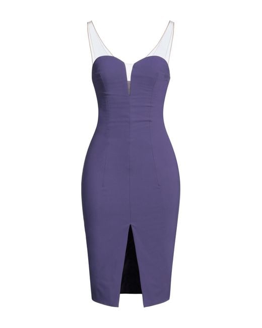 Vestito Midi di Elisabetta Franchi in Purple