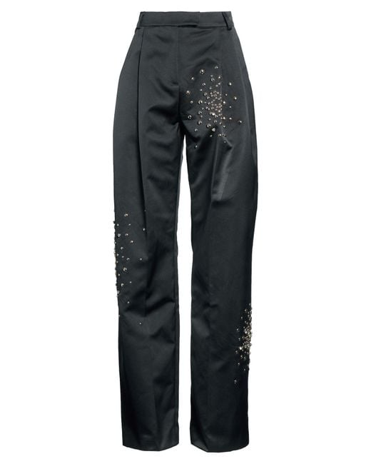 DES_PHEMMES Gray Pants Polyester
