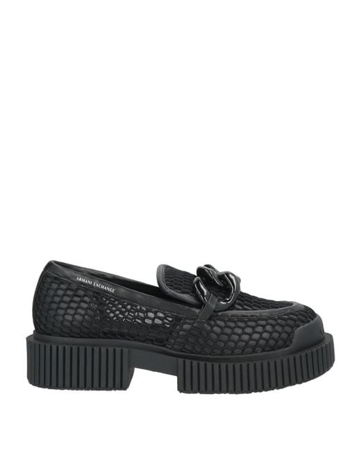 ARMANI EXCHANGE Black Loafer