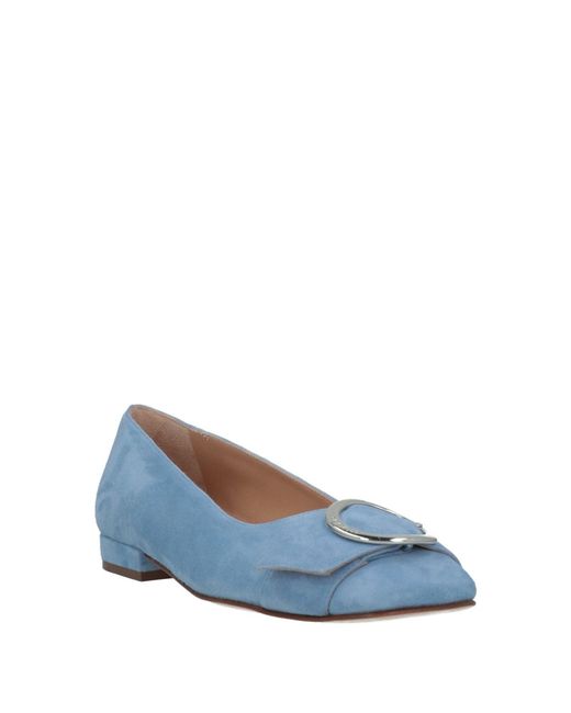 Sergio Rossi Blue Ballet Flats