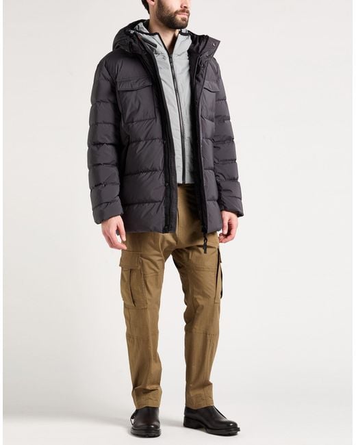 Dekker Gray Puffer Polyester, Elastane for men
