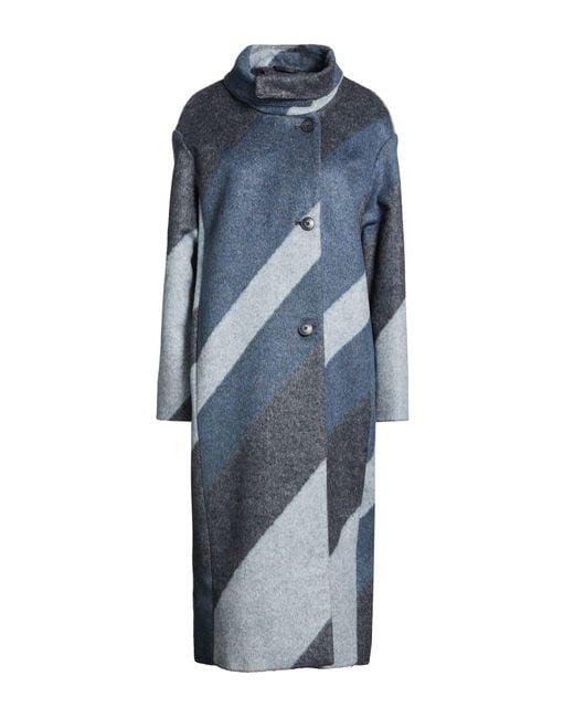 Gant Blue Coat Wool, Mohair Wool, Polyamide, Polyester