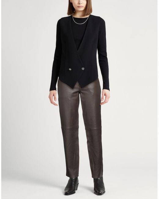 Totême Gray Pants Lambskin