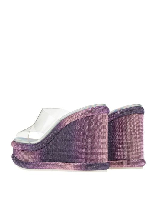 Casadei Purple Sandals