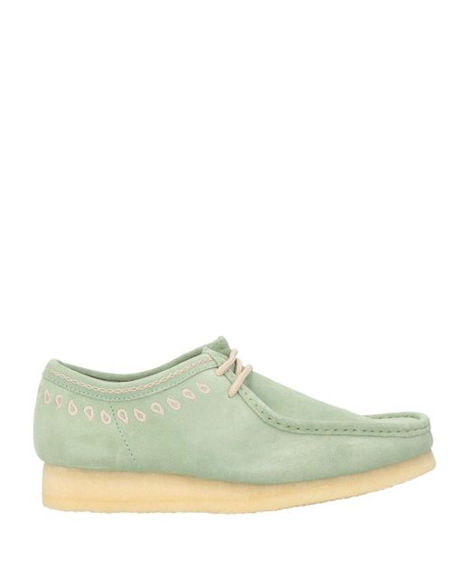 Clarks Green Light Lace-Up Shoes Leather for men