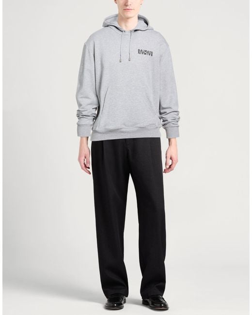 Balmain Gray Sweatshirt for men
