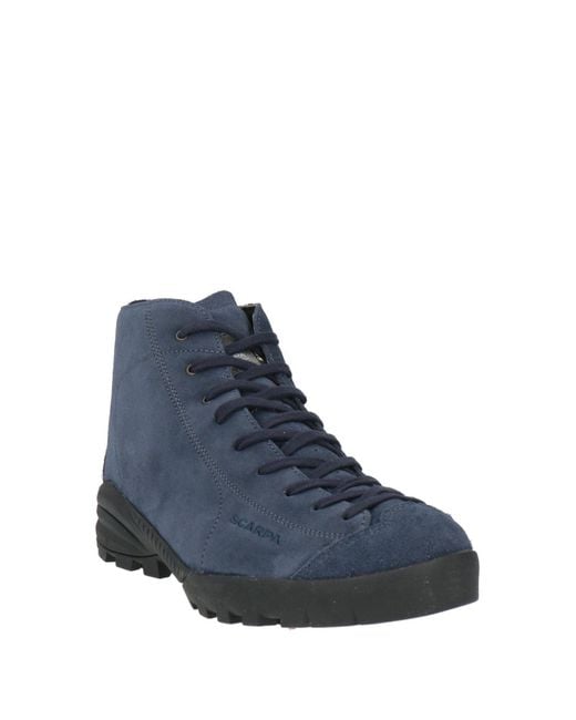 SCARPA Blue Mojito City Mid Ankle Boots Leather for men