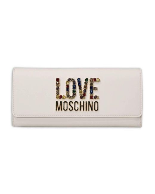 Love Moschino White Umhängetasche