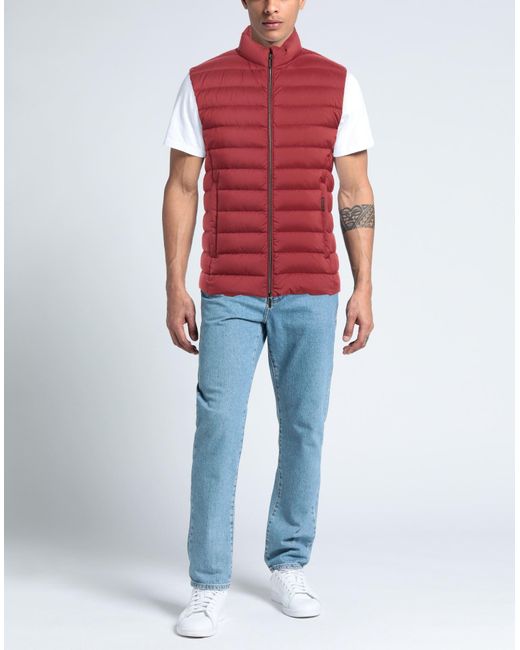 Doudoune plumes ou synthétique Moorer pour homme en coloris Red
