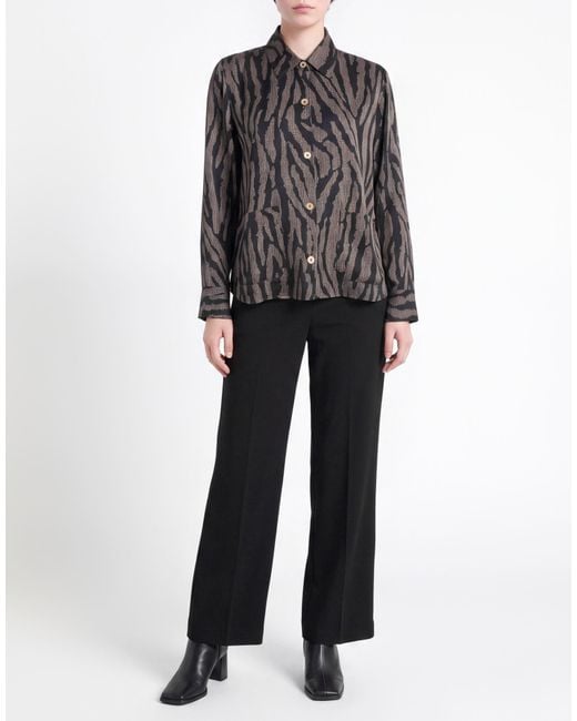 SEVENTY VENEZIA Black Shirt Viscose