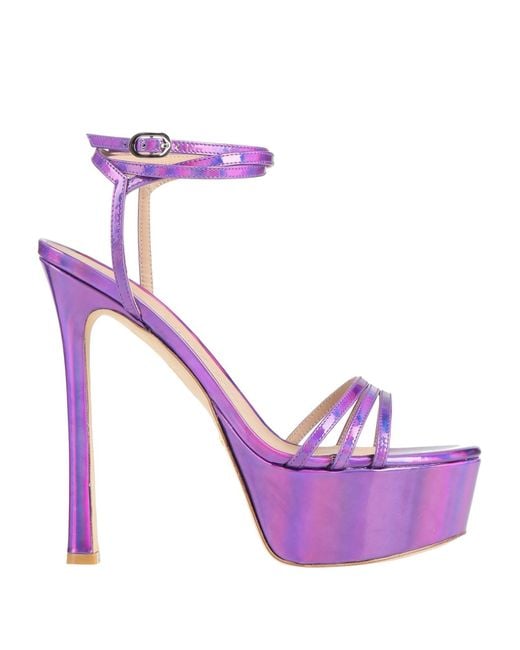 Stuart Weitzman Purple Sandals