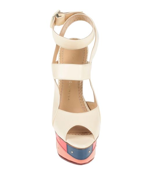 Charlotte Olympia White Sandals