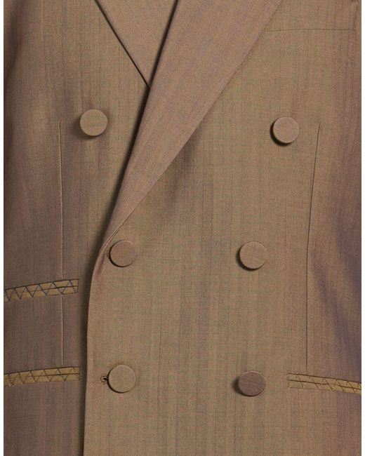 Burberry Brown Blazer Virgin Wool for men