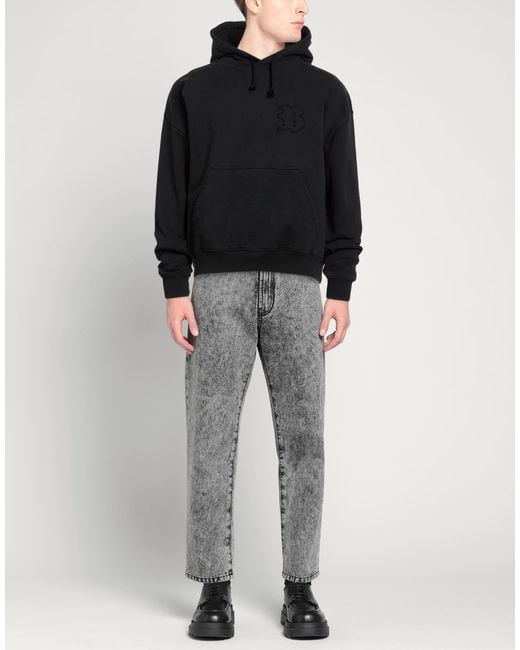 Bluemarble Black Sweatshirts for men