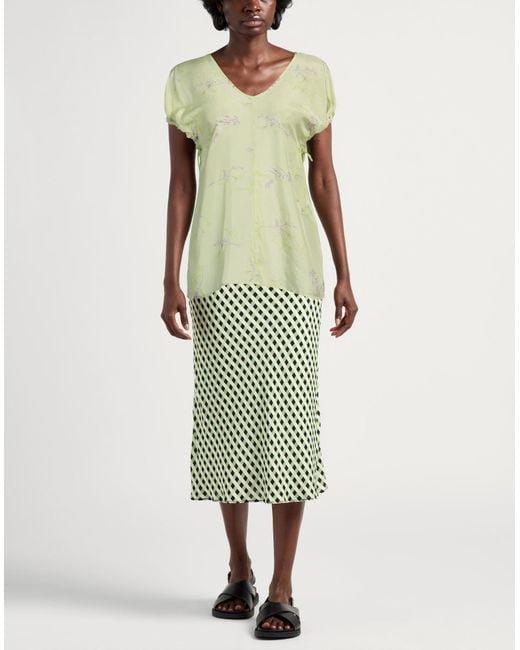Alysi Green Top Silk