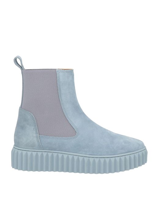 Voile Blanche Blue Ankle Boots