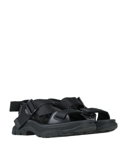 McQueen Black Sandals