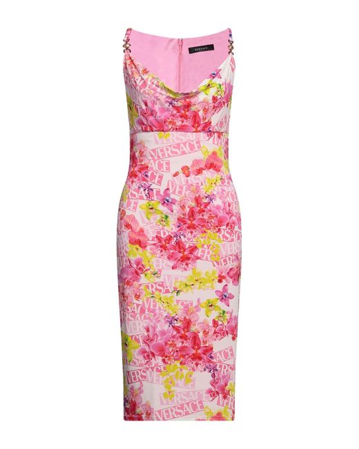 Vestido midi Versace de color Pink