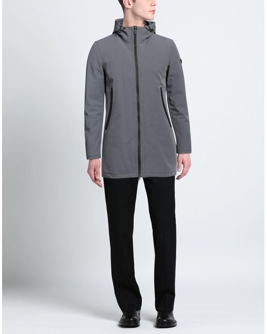 Peuterey Gray Coat for men