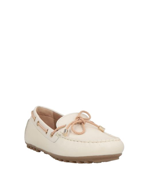Geox White Loafer