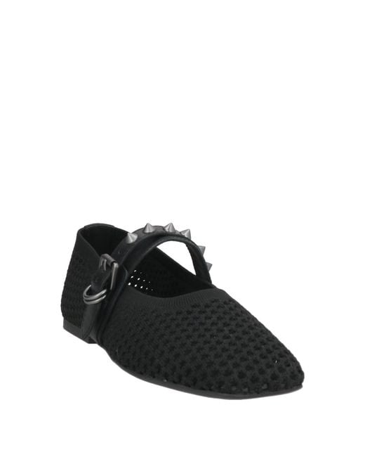 Ash Black Ballet Flats