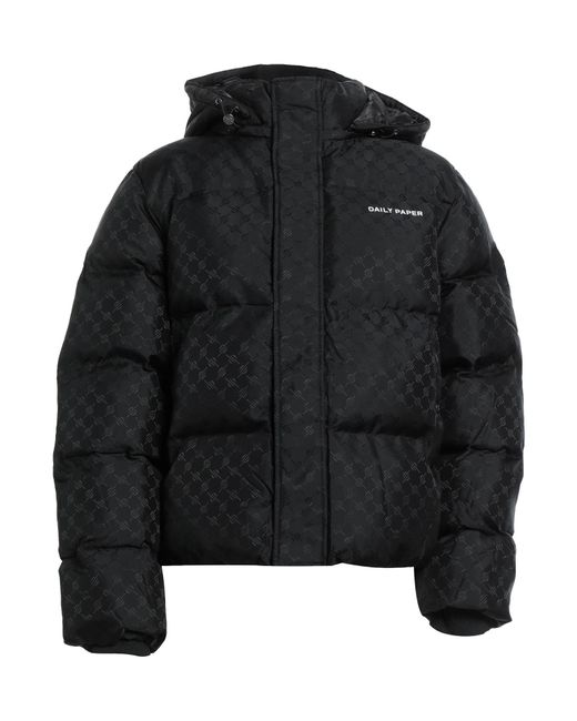 Daily Paper Black Down Jacket for men
