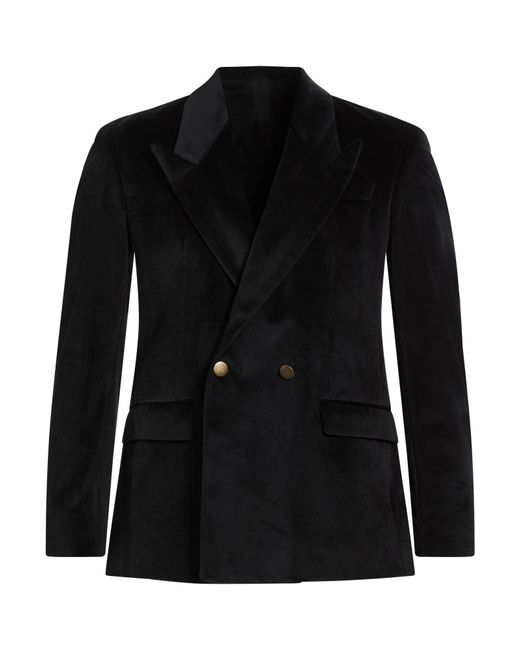 MARSĒM Black Blazer Polyester for men