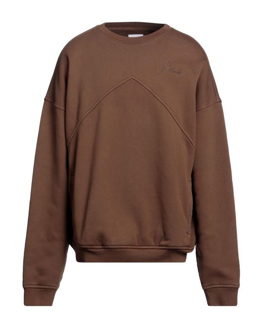 Rhude Brown Sweatshirt for men