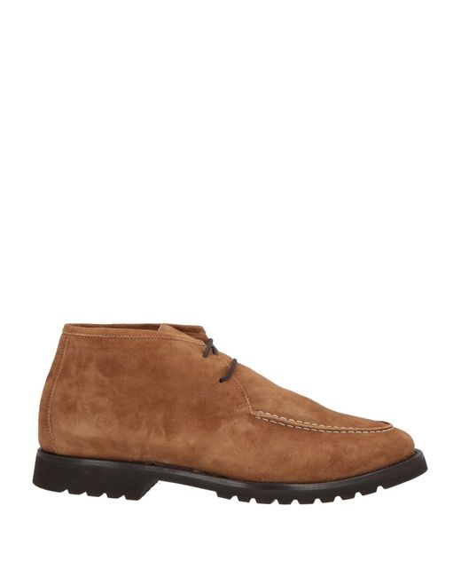 Andrea Ventura Firenze Brown Ankle Boots for men