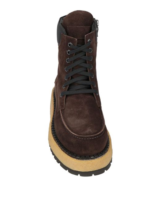 THE ANTIPODE Brown Chocolate Ankle Boots Leather for men
