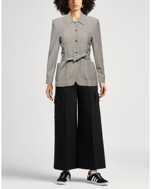 Pennyblack Gray Jacket Wool, Polyamide, Elastane