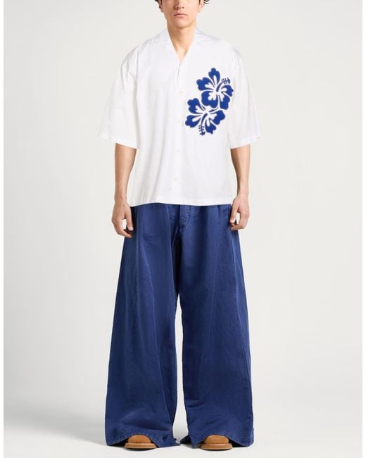 DSquared² White Shirt Cotton for men
