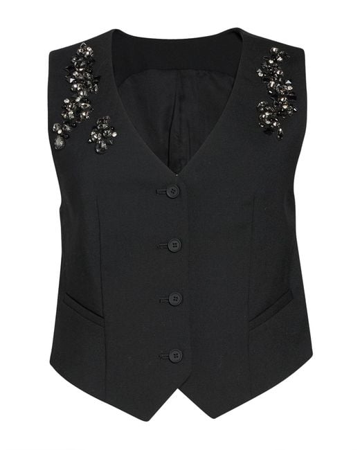 AllSaints Black Waistcoat