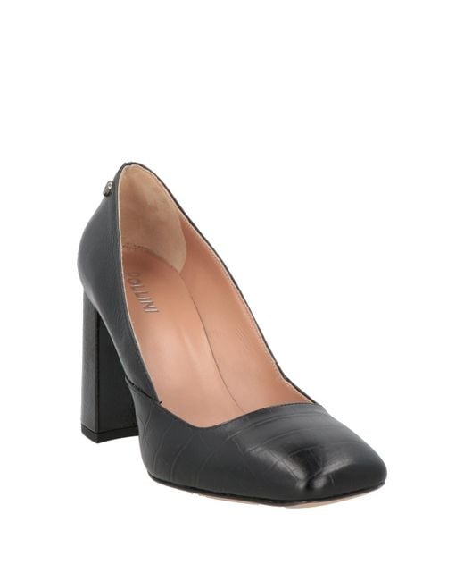 Pollini Black Pumps Leather