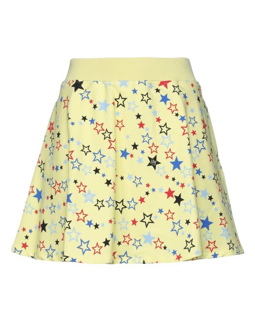 Love Moschino Metallic Light Mini Skirt Cotton, Elastane