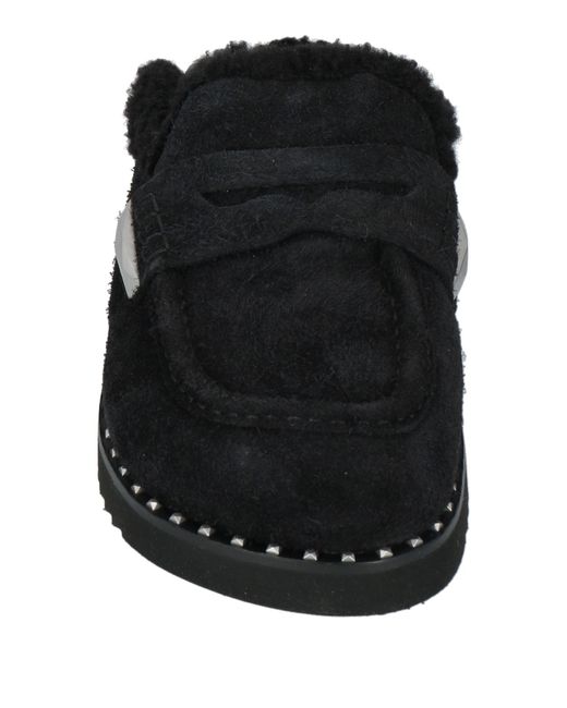 Ash Black Mules & Clogs Leather