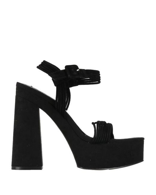 Steve Madden Black Sandals