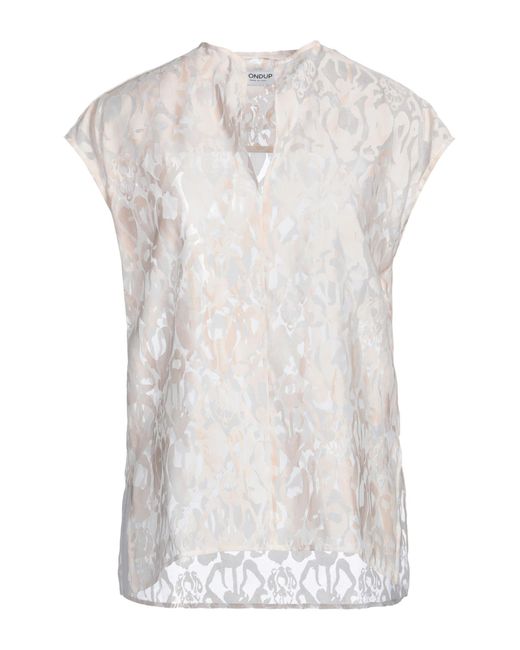 Dondup White Top Viscose, Polyester