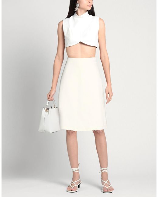 THE GARMENT Natural Midi Skirt
