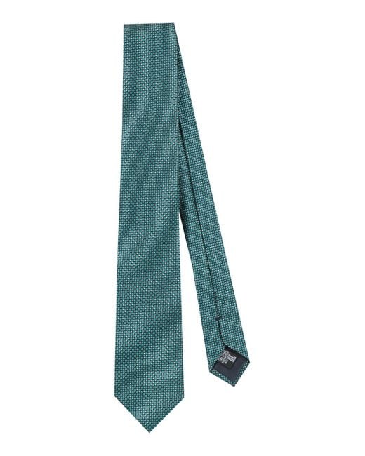 Corbata Y Pajarita Giorgio Armani de hombre de color Green