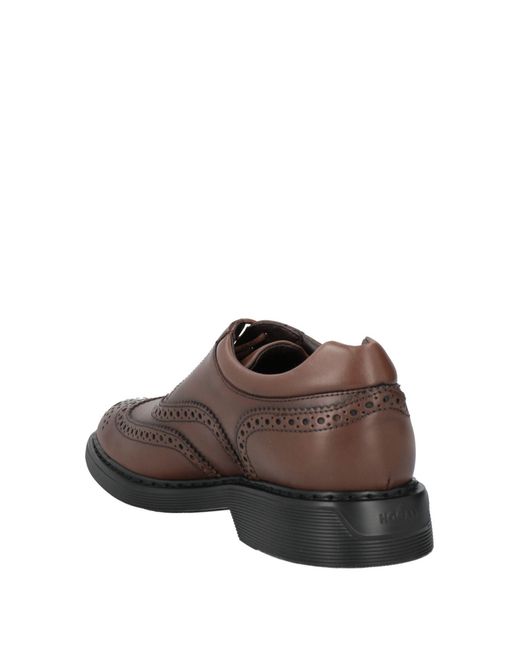 Chaussures à lacets Hogan pour homme en coloris Brown