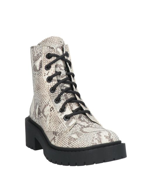 KENZO Natural Ankle Boots Leather