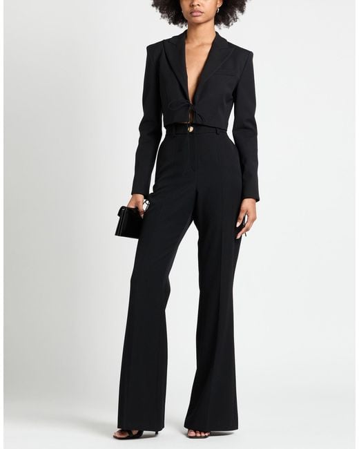 Versace Jeans Couture Black Blazer Viscose, Polyamide, Elastane