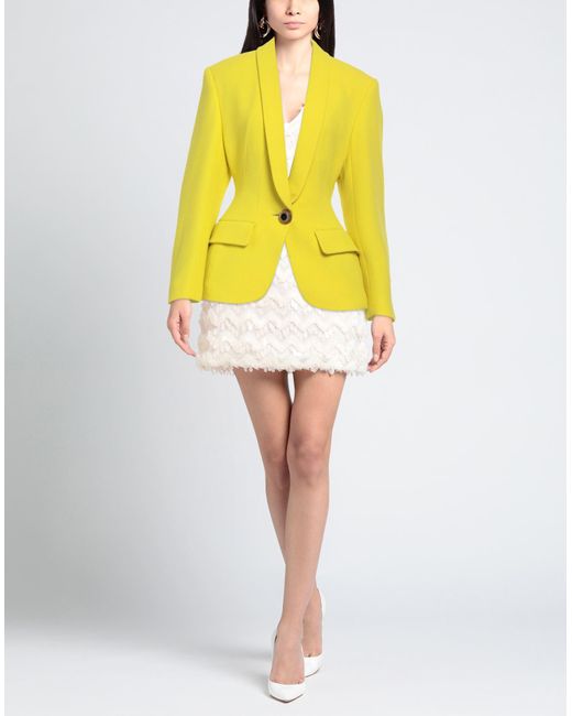 Alexandre Vauthier Yellow Suit Jacket