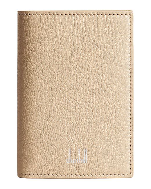 Dunhill Natural Ivory Coin Purse Lambskin for men