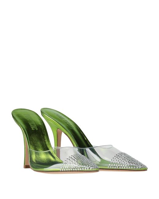 Paris Texas Metallic Mules & Clogs