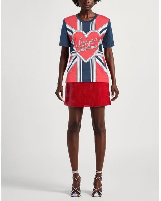 Love Moschino Red T-shirt