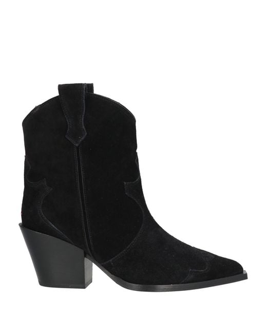 Aeyde Black Ankle Boots Cow Leather