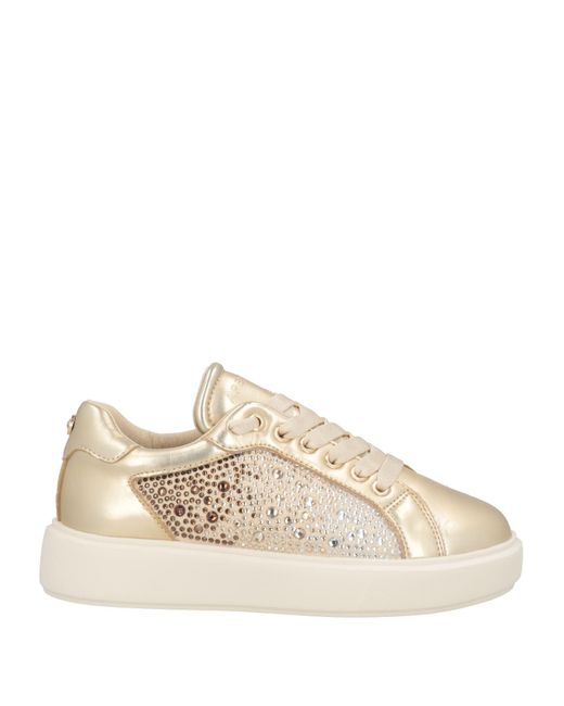 Apepazza Natural Sport Sneakers Leather, Textile Fibers