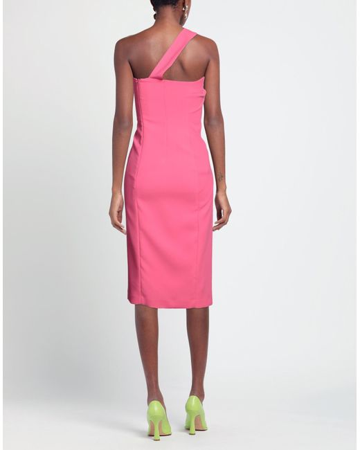 MONIQUE GARÇONNE Pink Midi-Kleid